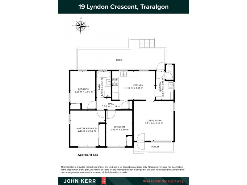 19 Lyndon Crescent, Traralgon VIC 3844 Floorplan
