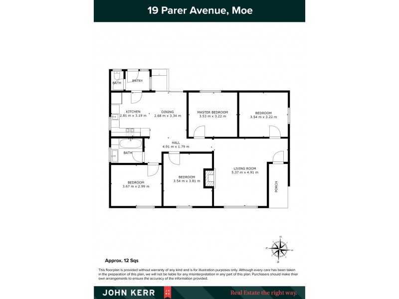 19 Parer Avenue, Moe VIC 3825 Floorplan