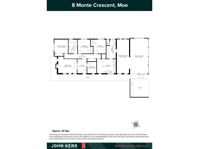 8 Monte Crescent, Moe VIC 3825 Floorplan