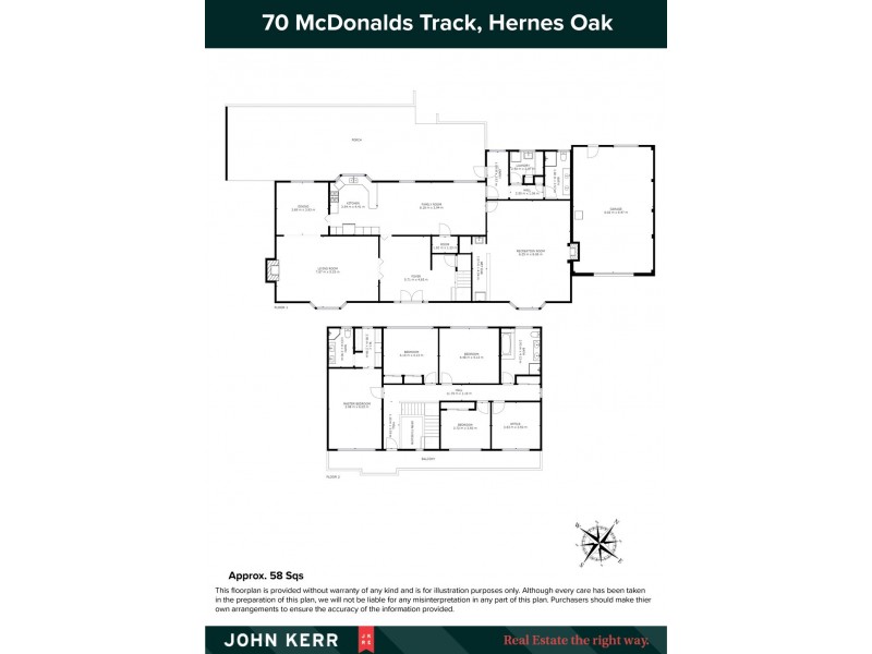 70 McDonalds Track, Hernes Oak VIC 3825 Floorplan