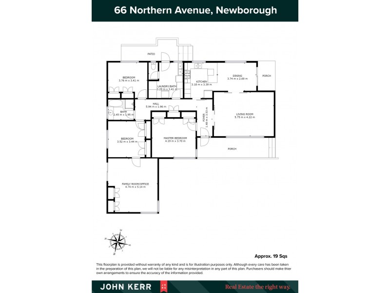 66 Northern Avenue, Newborough VIC 3825 Floorplan