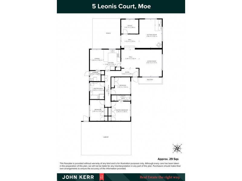 5 Leonis Court, Moe VIC 3825 Floorplan