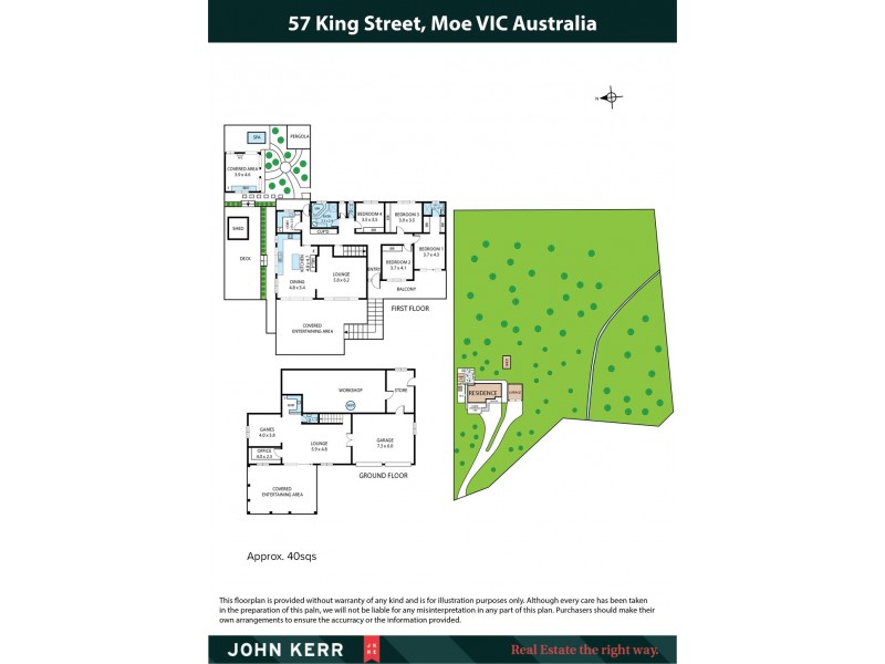 57 King Street, Moe VIC 3825 Floorplan