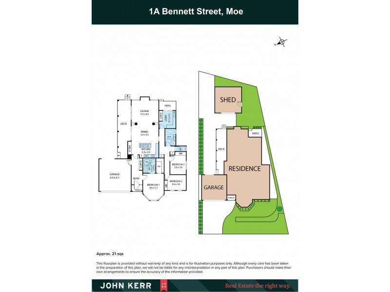 1A Bennett Street, Moe VIC 3825 Floorplan