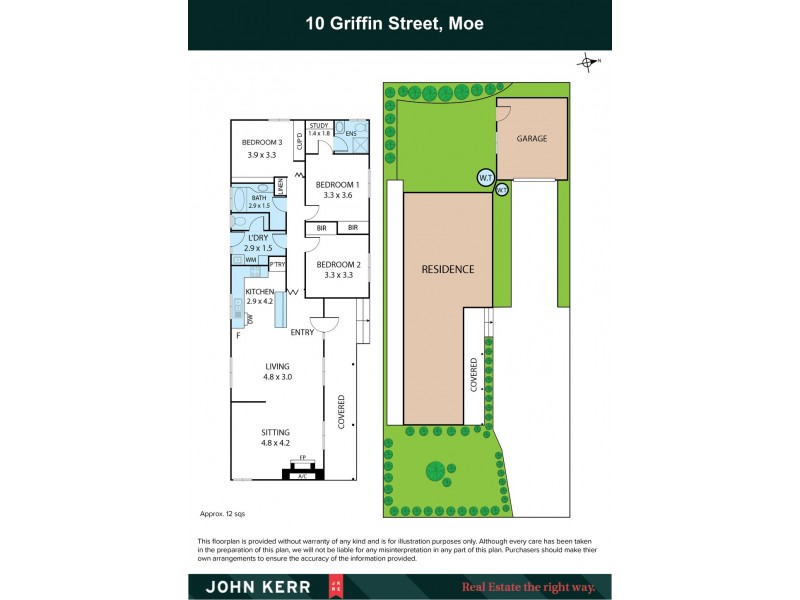 10 Griffin Street, Moe VIC 3825 Floorplan