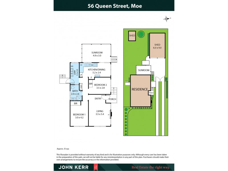 56 Queen Street, Moe VIC 3825 Floorplan