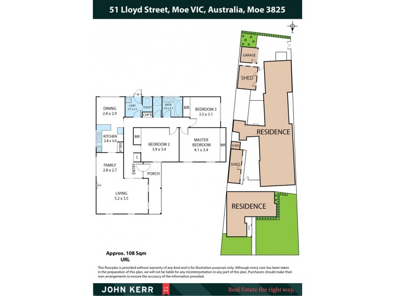 51 Lloyd Street, Moe VIC 3825 Floorplan