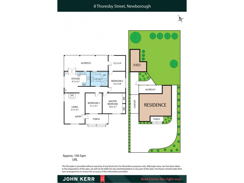8 Thoresby Street, Newborough VIC 3825 Floorplan