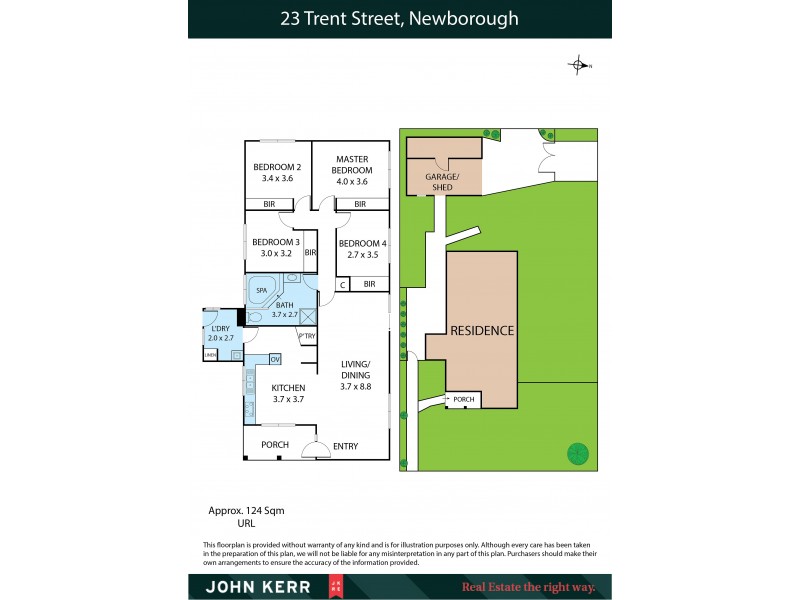 23 Trent Street, Newborough VIC 3825 Floorplan