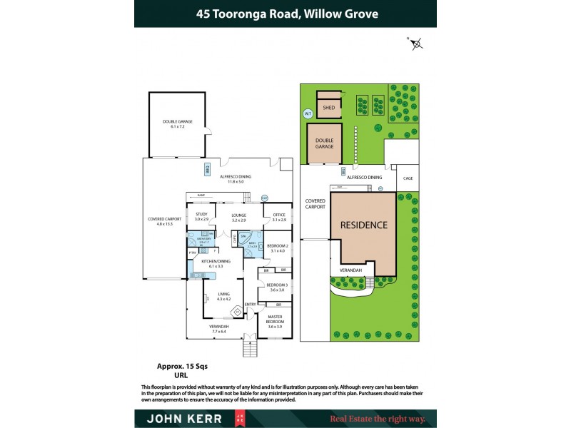 45 Tooronga Road, Willow Grove VIC 3825 Floorplan