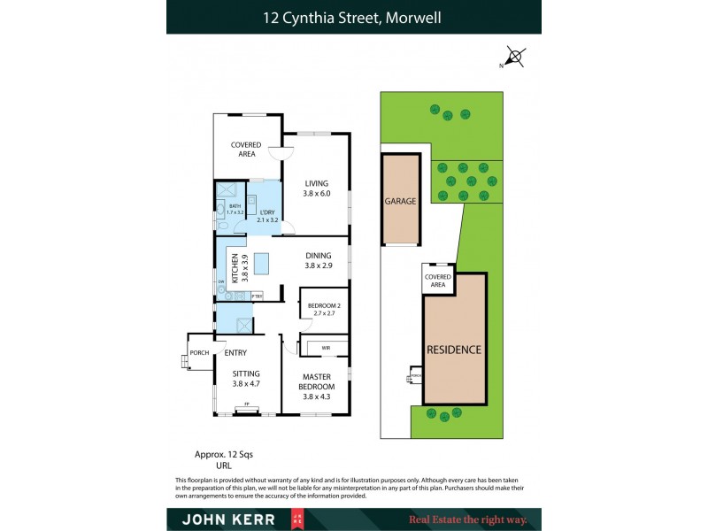 12 Cynthia Street, Morwell VIC 3840 Floorplan