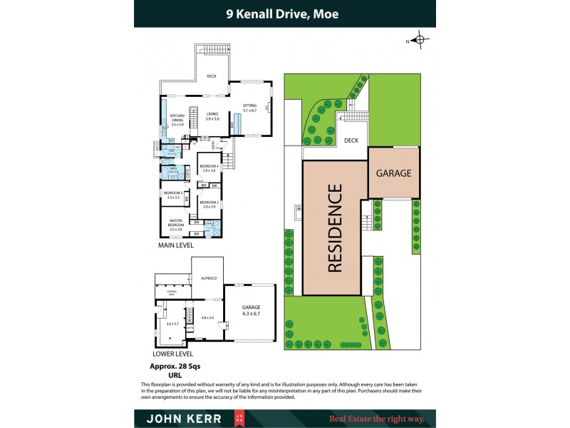 9 Kenall Drive, Moe VIC 3825 Floorplan