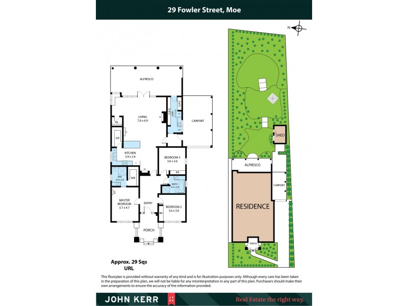 29 Fowler Street, Moe VIC 3825 Floorplan