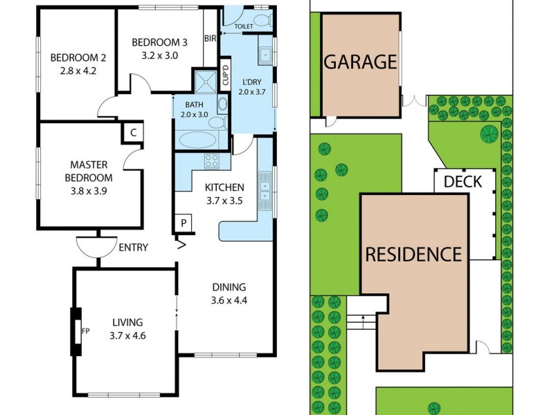 13 York Street, Moe VIC 3825 Floorplan
