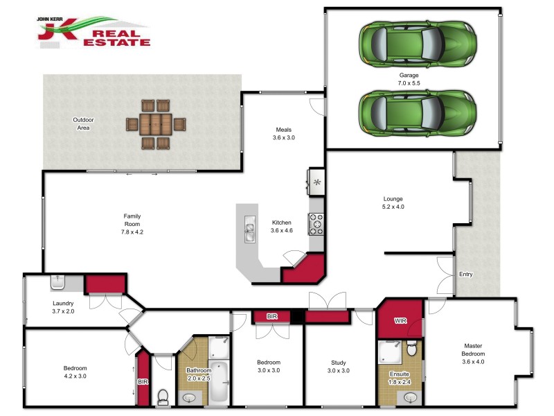 7 Amor Court, Newborough VIC 3825 Floorplan