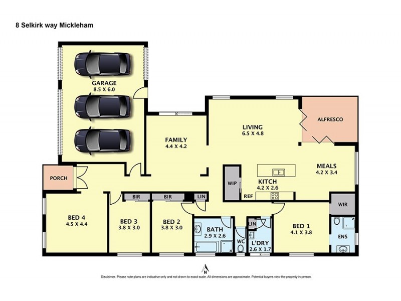 8 Selkirk Way, Mickleham VIC 3064 Floorplan