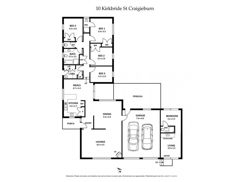 10 Kirkbride Way, Craigieburn VIC 3064 Floorplan