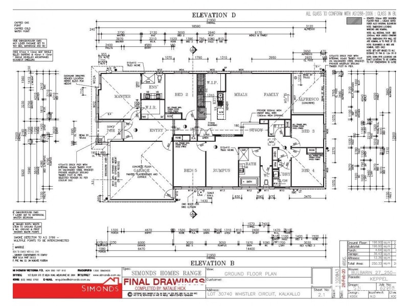 40 Whistler Circuit, Kalkallo VIC 3064 Floorplan