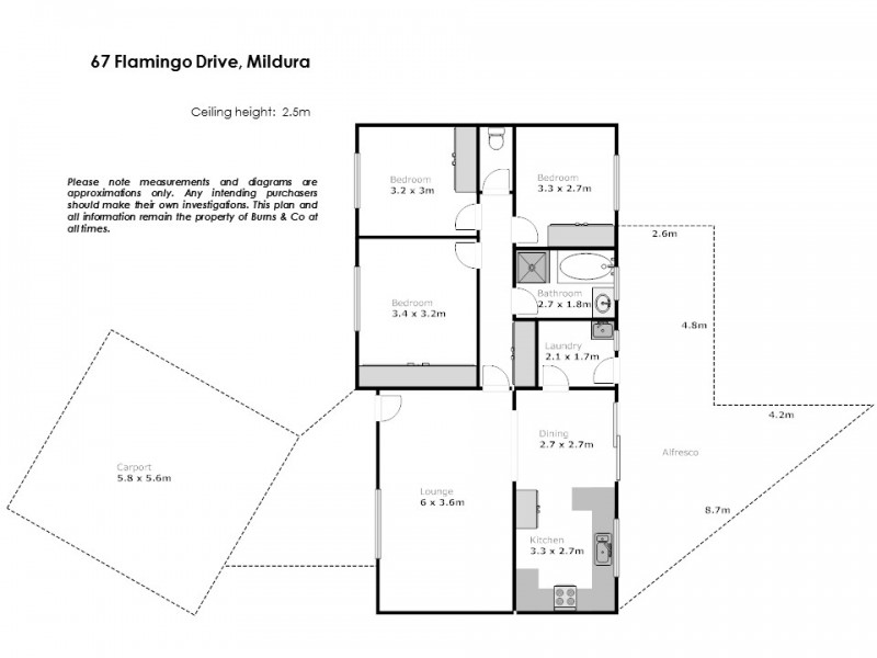67 Flamingo Drive, Mildura VIC 3500 Floorplan