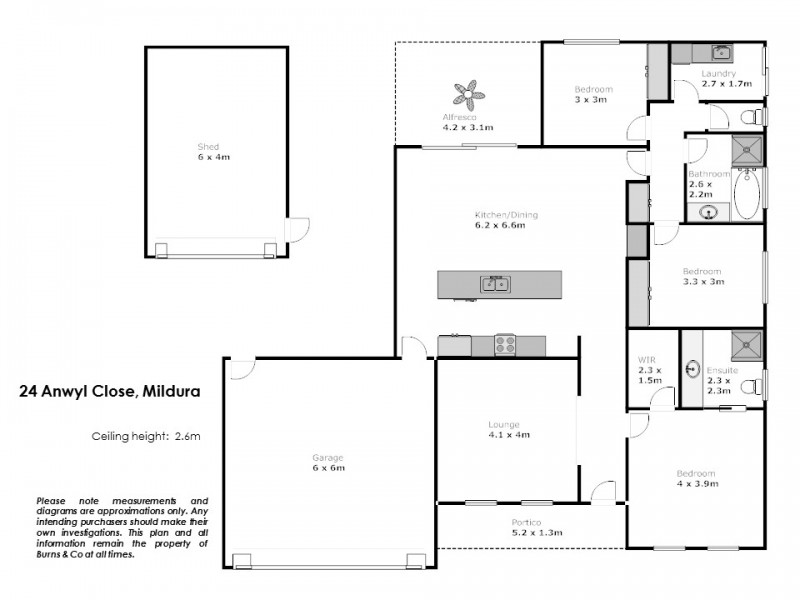 24 Anwyl Close, Mildura VIC 3500 Floorplan