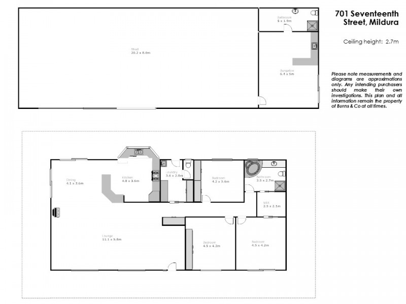 701 Seventeenth Street, Mildura VIC 3500 Floorplan