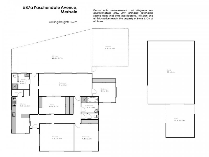 587a Paschendale Avenue, Merbein West VIC 3505 Floorplan