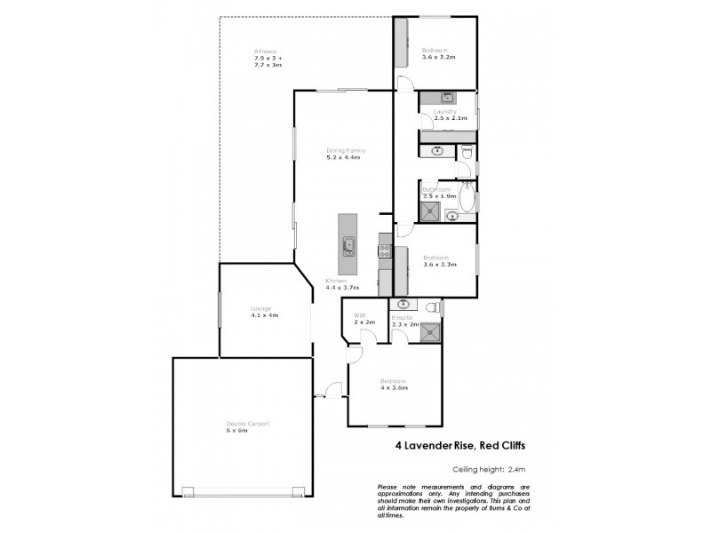 4 Lavender Rise, Red Cliffs VIC 3496 Floorplan