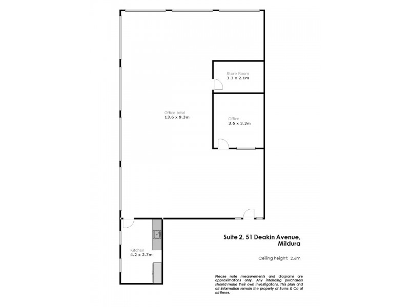 Suite 2 51 Deakin Avenue, Mildura VIC 3500 Floorplan