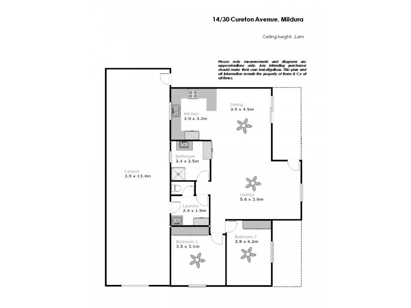 14/30 Cureton Avenue East, Mildura VIC 3500 Floorplan