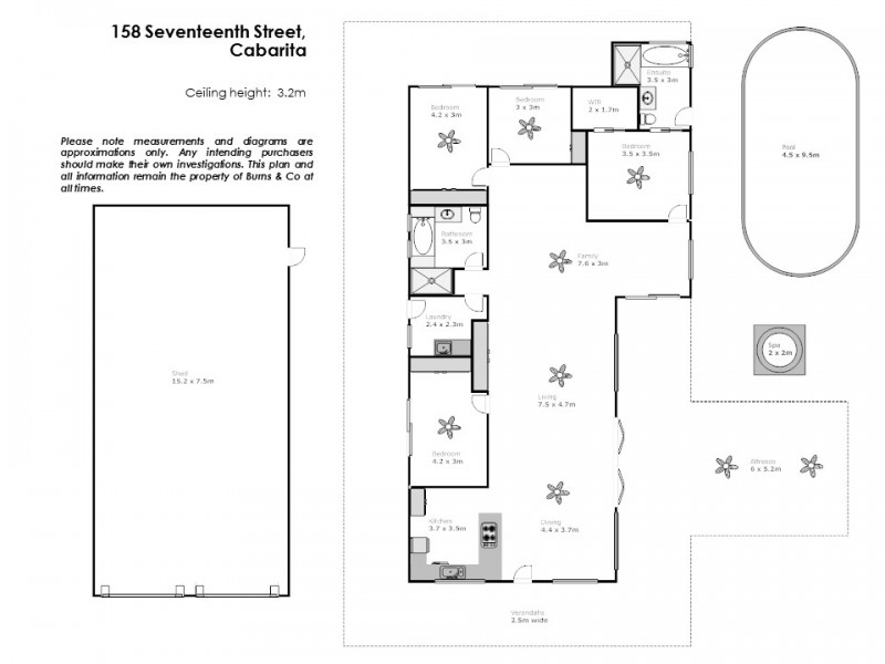 158 Seventeenth Street, Cabarita VIC 3505 Floorplan