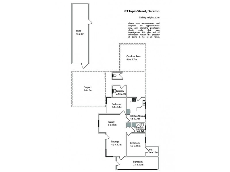 83 Tapio Street, Dareton NSW 2717 Floorplan