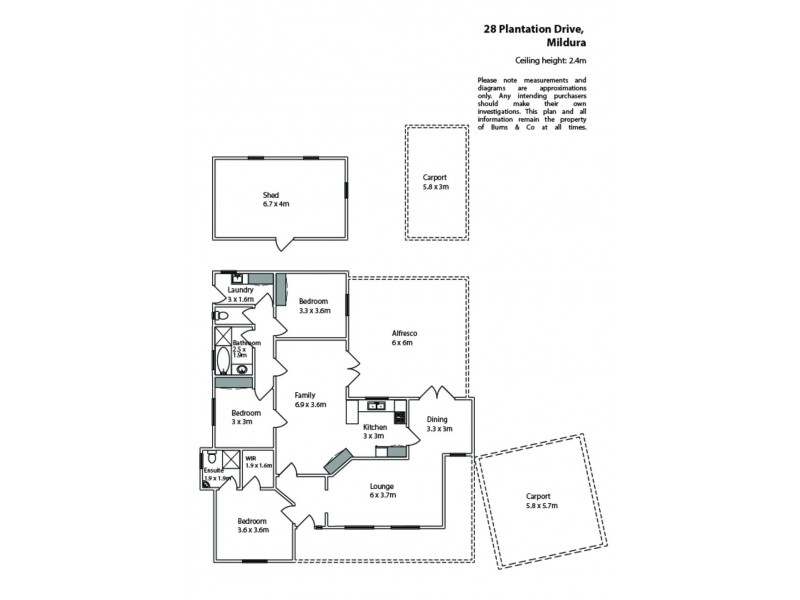 28 Plantation Street, Mildura VIC 3500 Floorplan