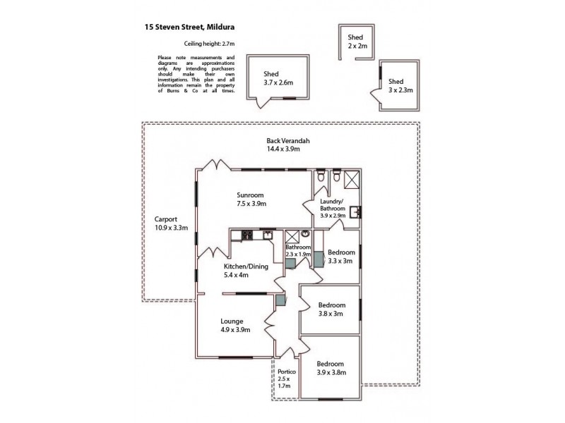 15 Steven Street, Mildura VIC 3500 Floorplan
