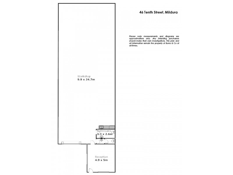 46 Tenth Street, Mildura VIC 3500 Floorplan
