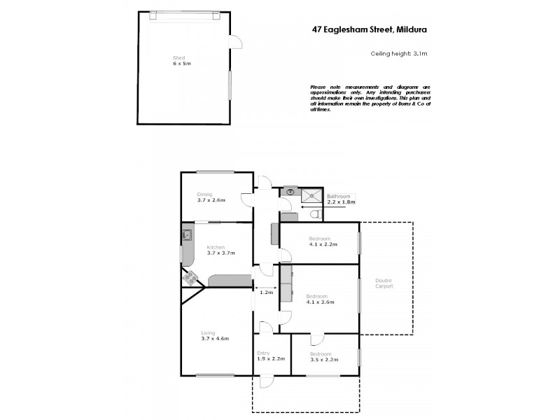 47 Eaglesham Street, Mildura VIC 3500 Floorplan