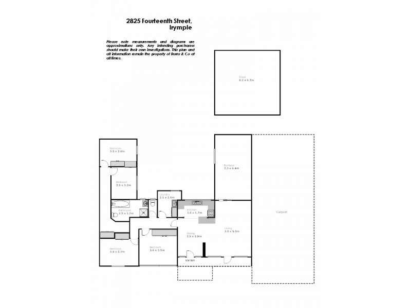2825 Fourteenth Street, Irymple VIC 3498 Floorplan