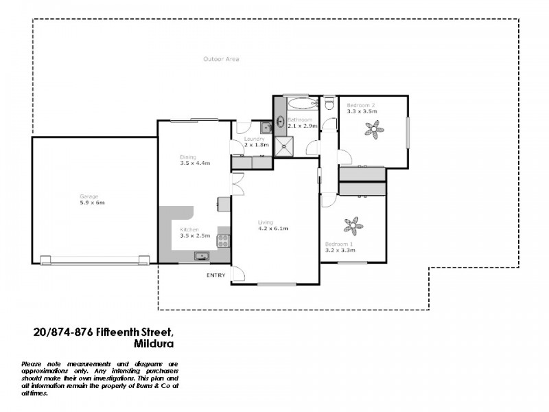 20/874-876 Fifteenth Street, Mildura VIC 3500 Floorplan