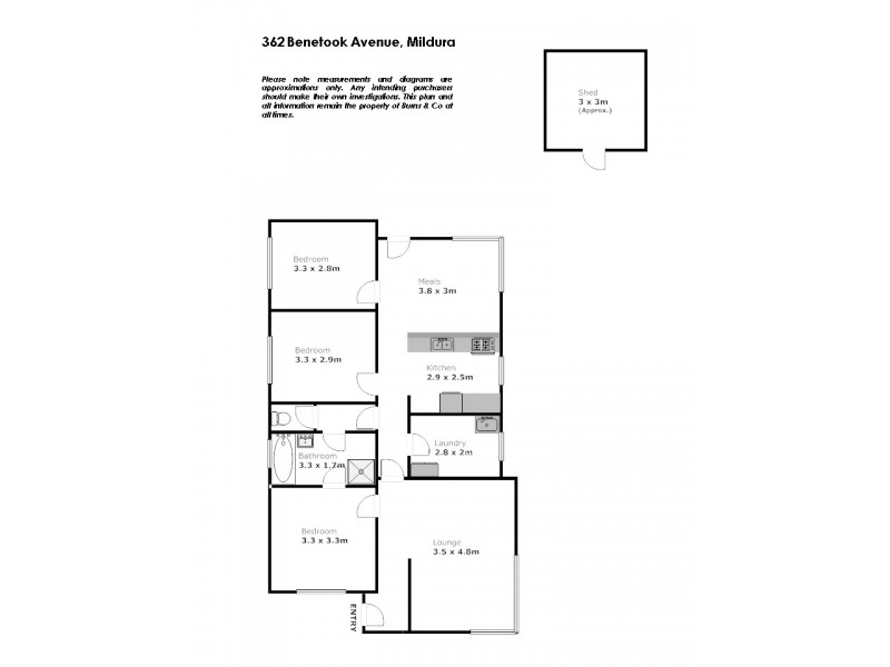 362 Benetook Avenue, Mildura VIC 3500 Floorplan