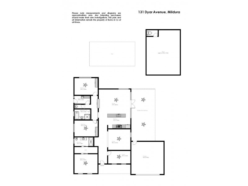 131 Dyar Avenue, Mildura VIC 3500 Floorplan
