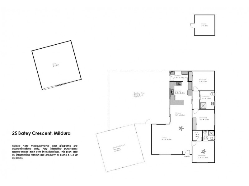 25 Batey Crescent, Mildura VIC 3500 Floorplan