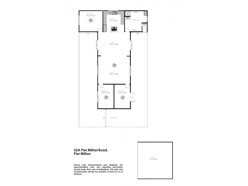 52A Pier Millan Road, Sea Lake VIC 3533 Floorplan