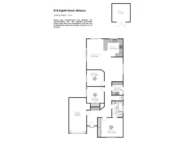 81b Eighth Street, Mildura VIC 3500 Floorplan