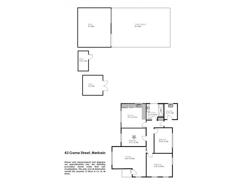 43 Game Street, Merbein VIC 3505 Floorplan