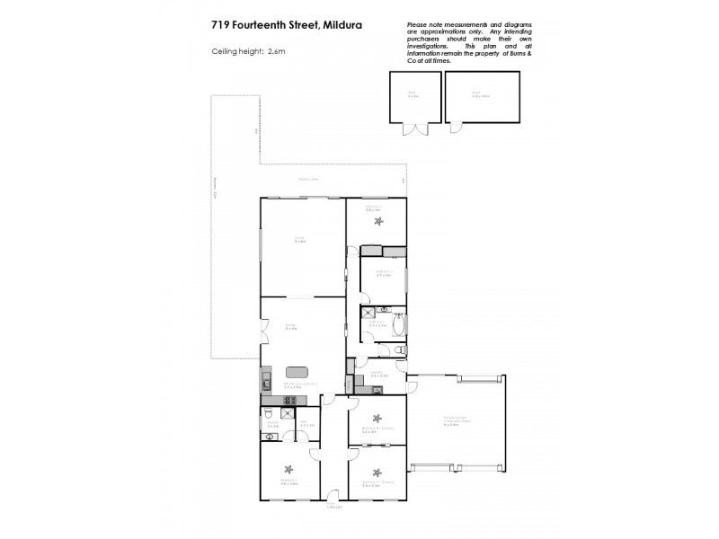 719 Fourteenth Street, Mildura VIC 3500 Floorplan