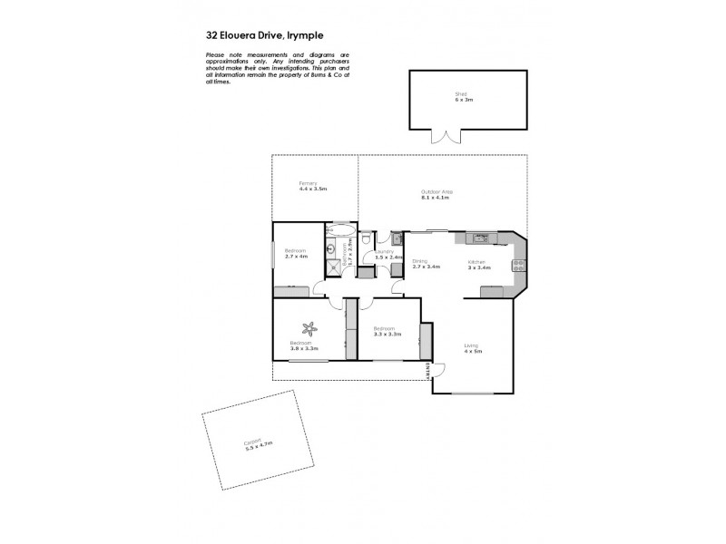 32 Elouera Drive, Irymple VIC 3498 Floorplan