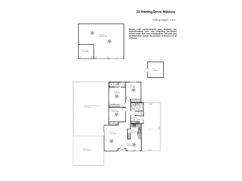 22 Sterling Drive, Mildura VIC 3500 Floorplan