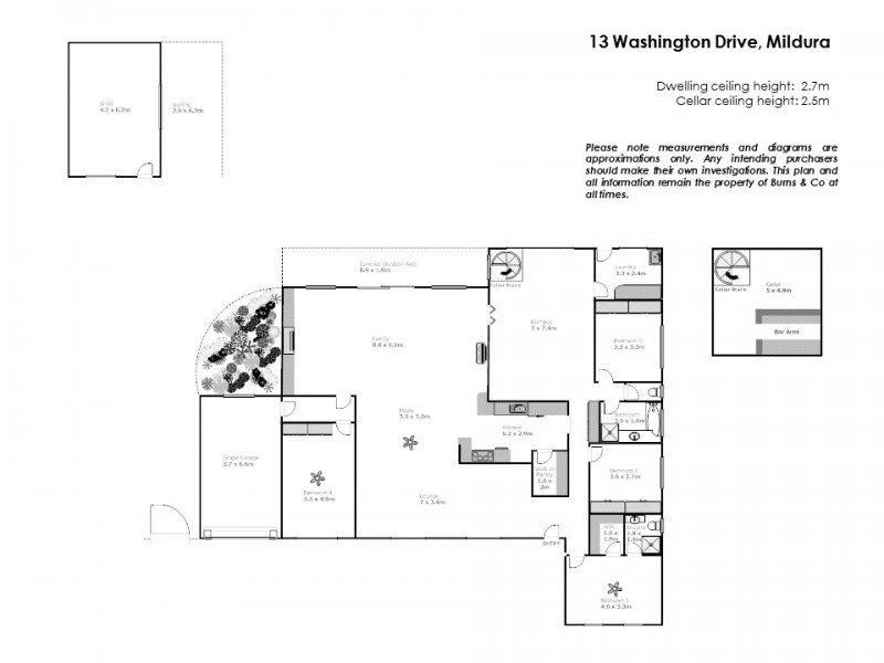13 Washington Drive, Mildura VIC 3500 Floorplan