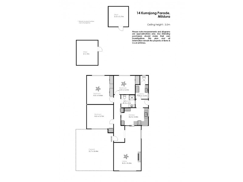 14 Kurrajong Parade, Mildura VIC 3500 Floorplan