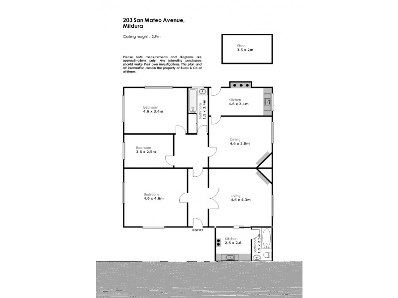 203 San Mateo Avenue, Mildura VIC 3500 Floorplan