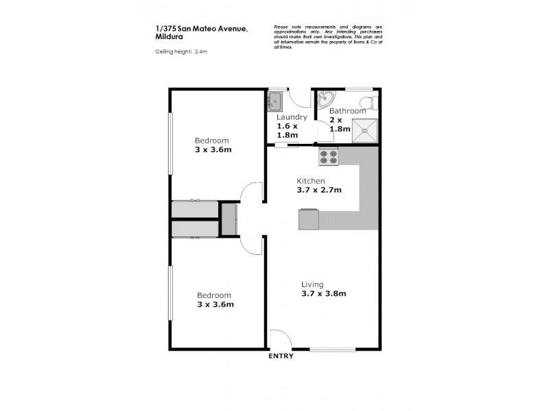 1-4/375 San Mateo Avenue, Mildura VIC 3500 Floorplan